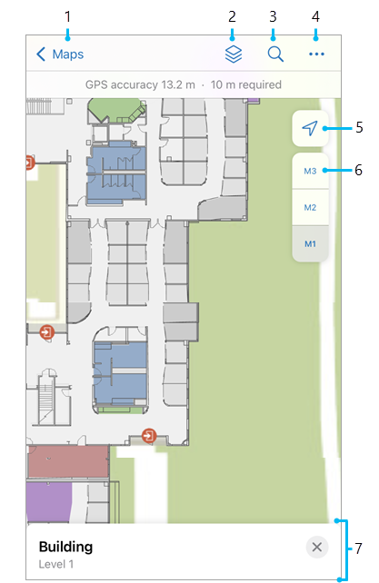 Floor-aware map and floor filter Floor-aware map and floor filter